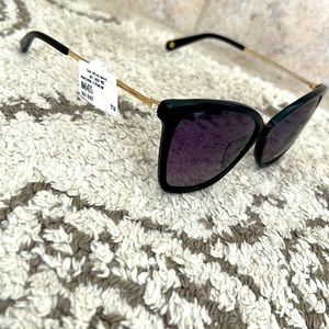 Women’s black and gold Nine West Sunglasses
